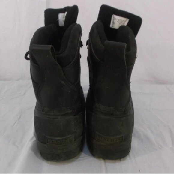 THINSULATE EXPLORERS HEAVY DUTY MEN\'S sz9 BLACK BOOTS NA 110158 main image 4